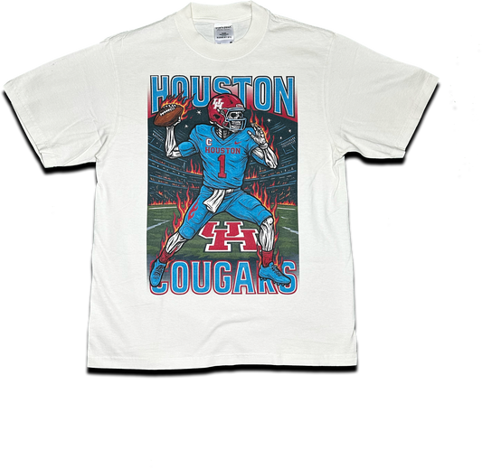 Houston Cougars Skeleton Tee