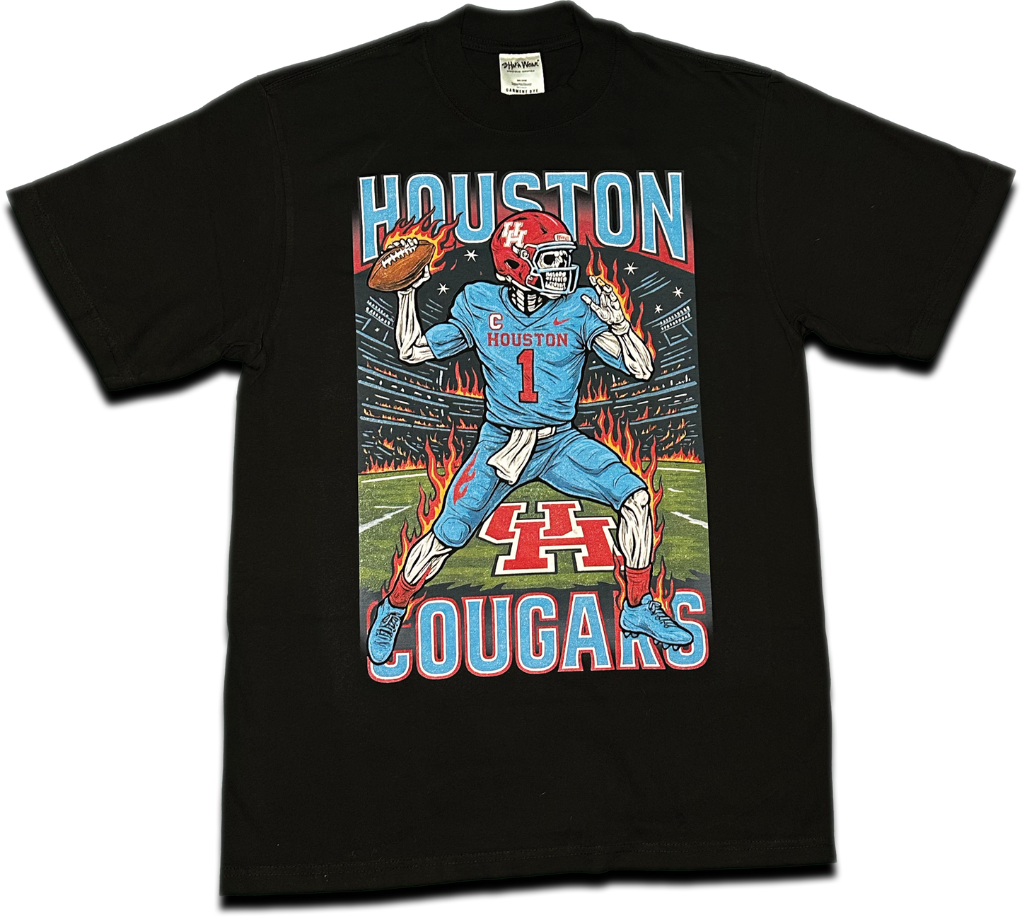 Houston Cougars Skeleton Tee